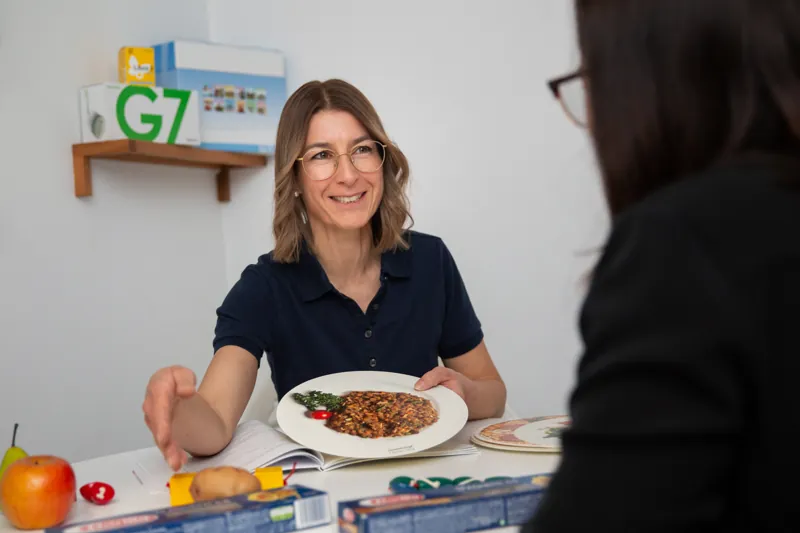 Beratung zu Ernährung bei Diabetes in der Praxis